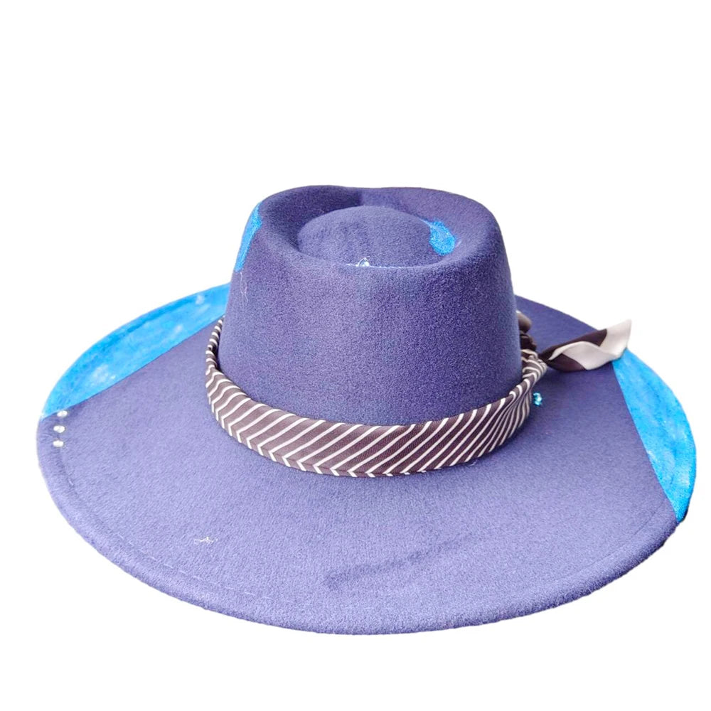 Hand Drawn Fedora for Men and Women