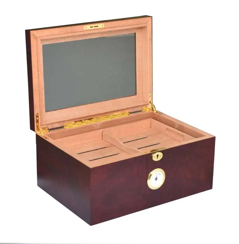 Cedar Wood Cigar Humidor with Hygrometer Cigar Humidor