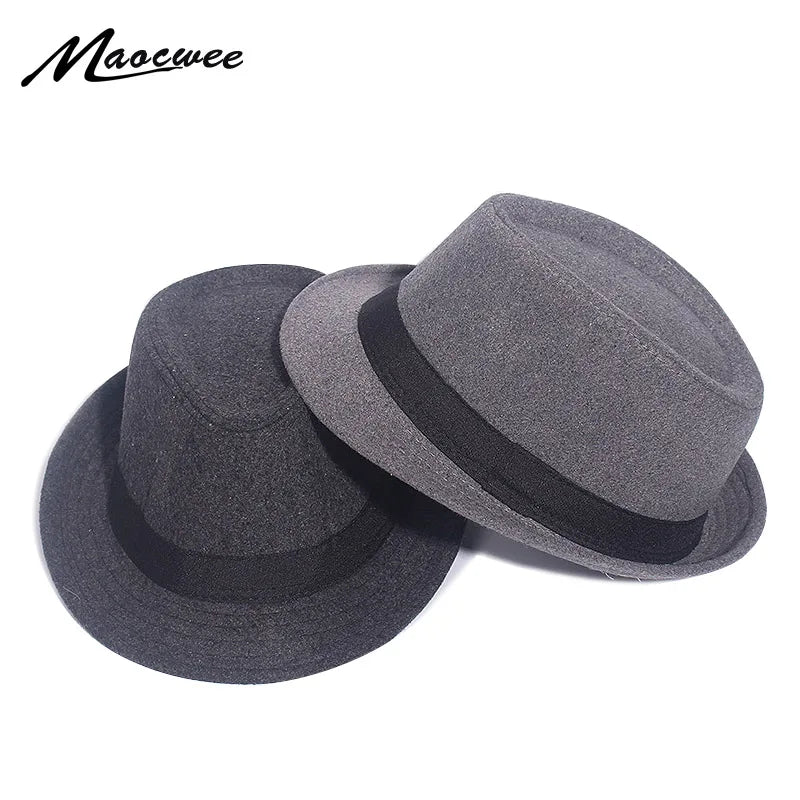 MAOCWEE Wide Brim Classical Fedora