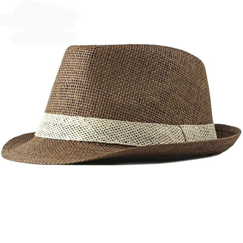 Summer Panama Breathable Fedora Hat