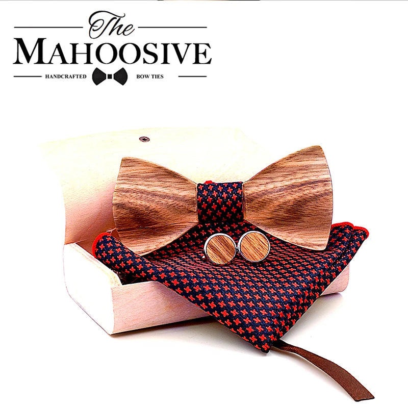 Zebra Wood Bow Tie for Men Handmade Zebrawood Bowtie Butterfly Exotic Wood Grain Stripe Wedding Groom Gift