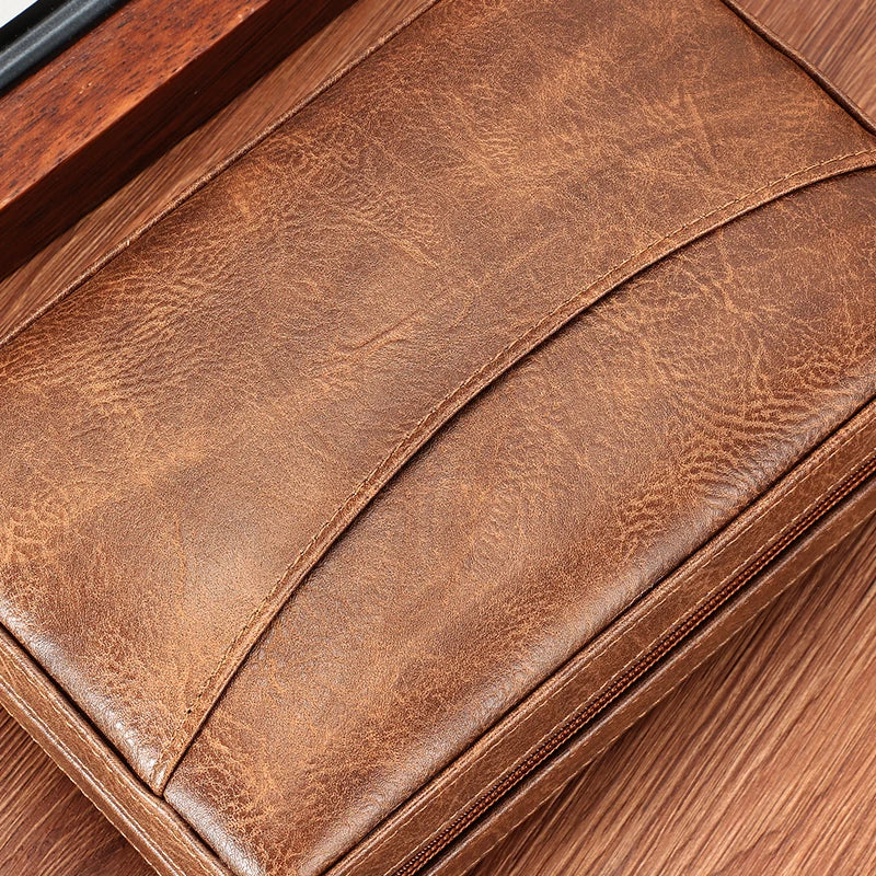 GALINER Travel Leather Cedar Wood Lined  Case