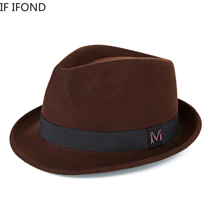 2024 Thick Warm Felt Fedora