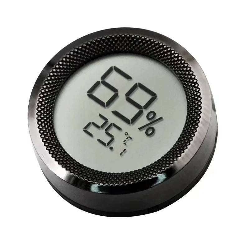 2 Inch Round Cigar Digital High Precision Hygrometer