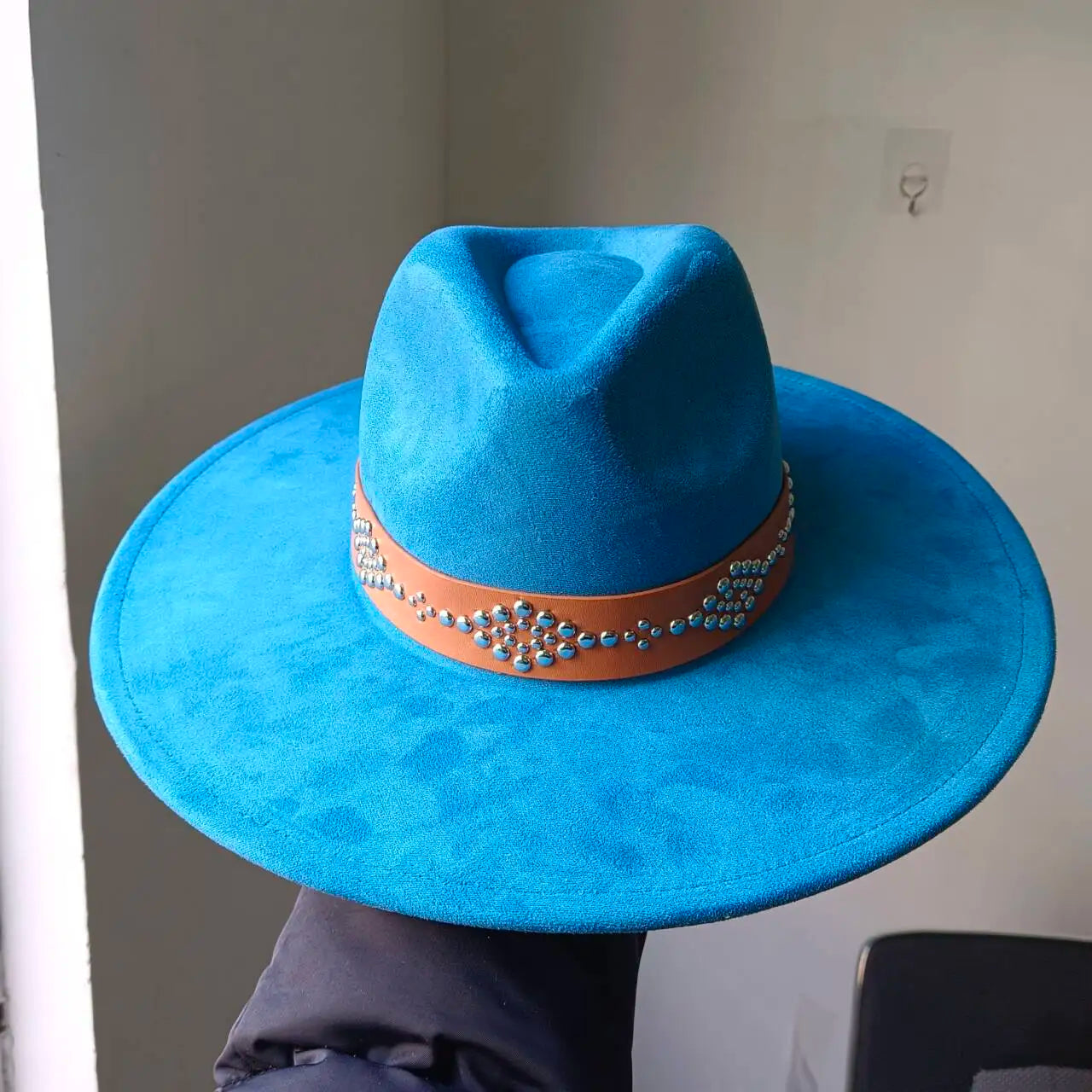 Women's Wide Brim Classic suede Fedora