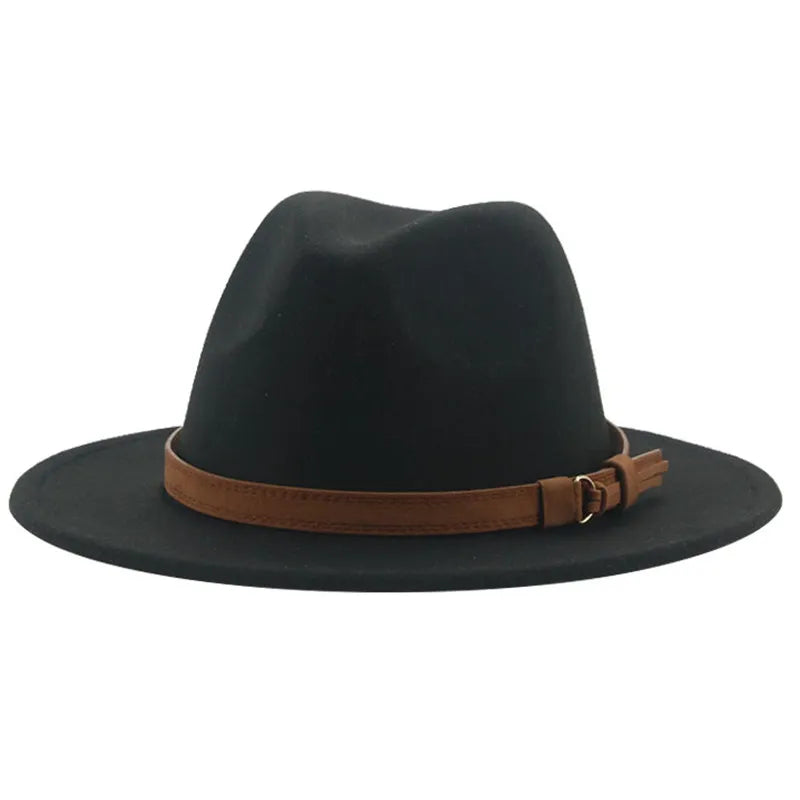 Women & Men Wide Brim Fedora