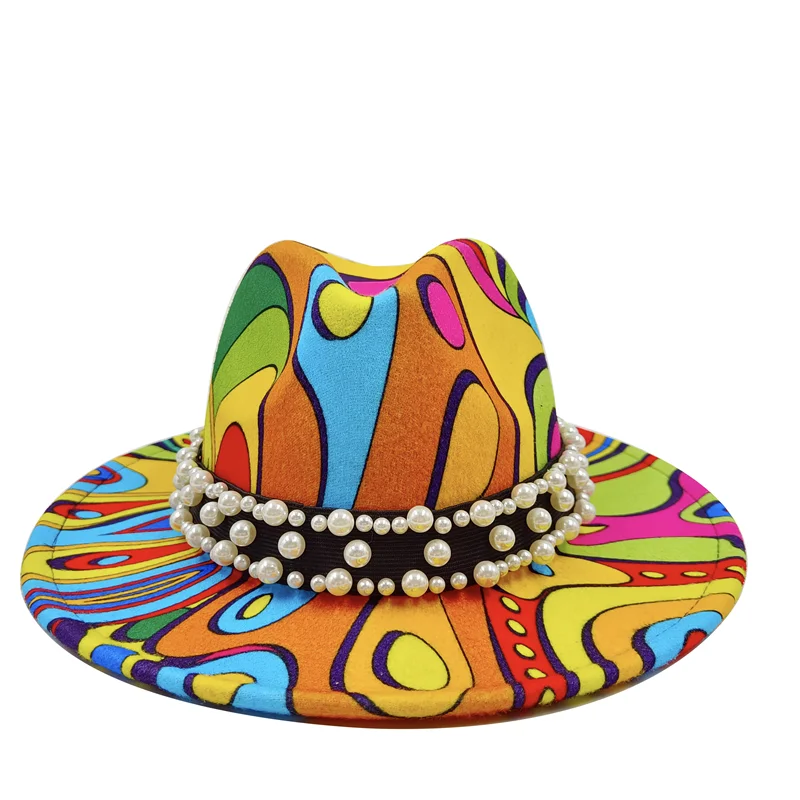 2024 Trancy Fine Tie Dyed Fedora