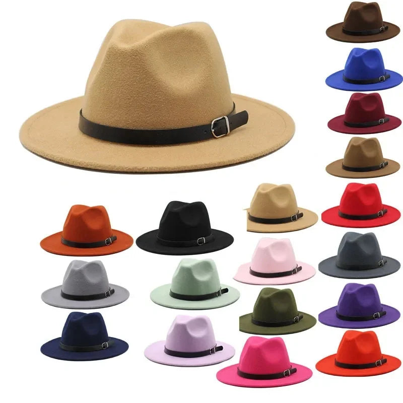 Universal Solid Color Fedora