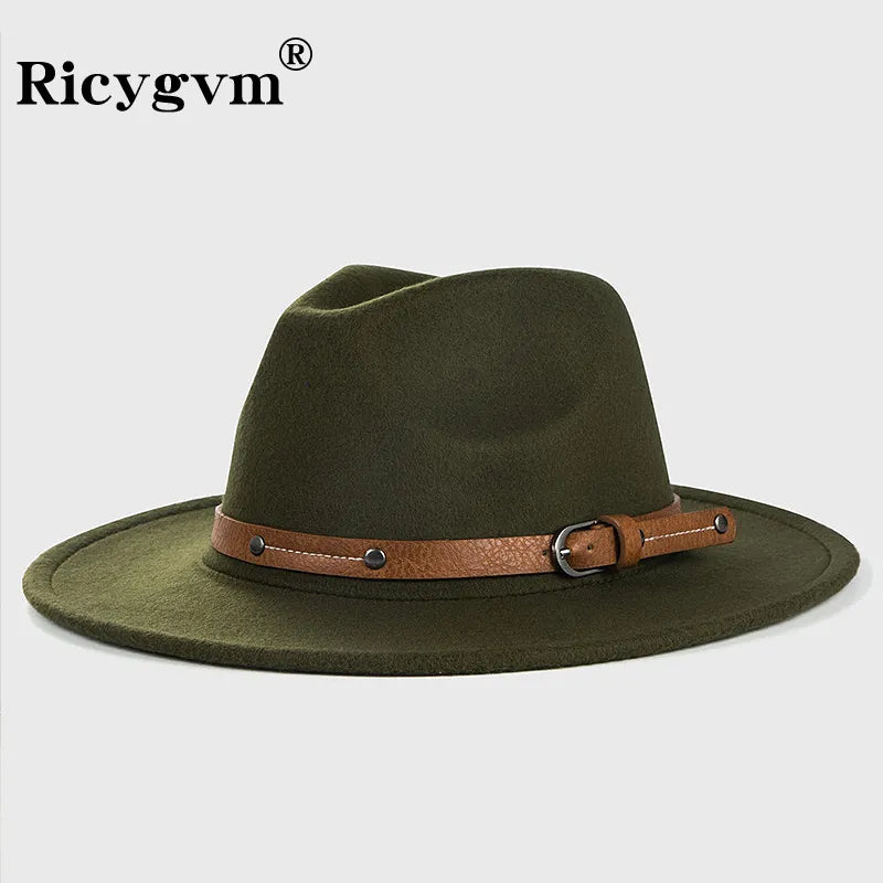 Wool Fedora Hat For Women & Men