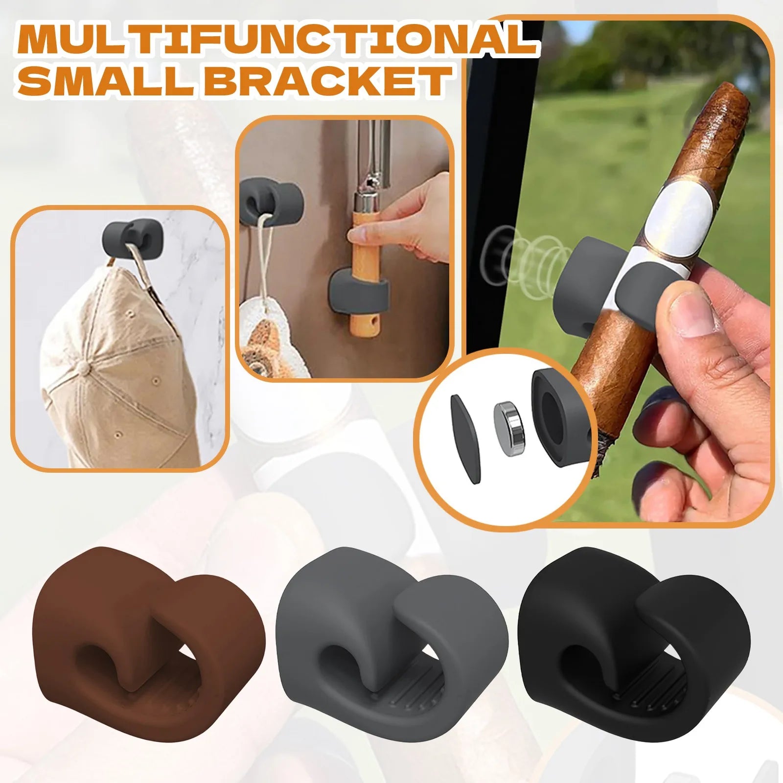 Premium Silicone And Magnetic Design Cigars Holder For Golf Cigars Stylish Accessories Engineered For Professionally Golfers