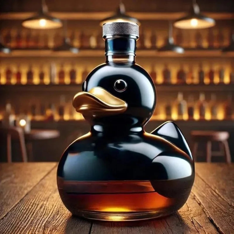 Whiskey Duck Bottle For Living Room/ Bars