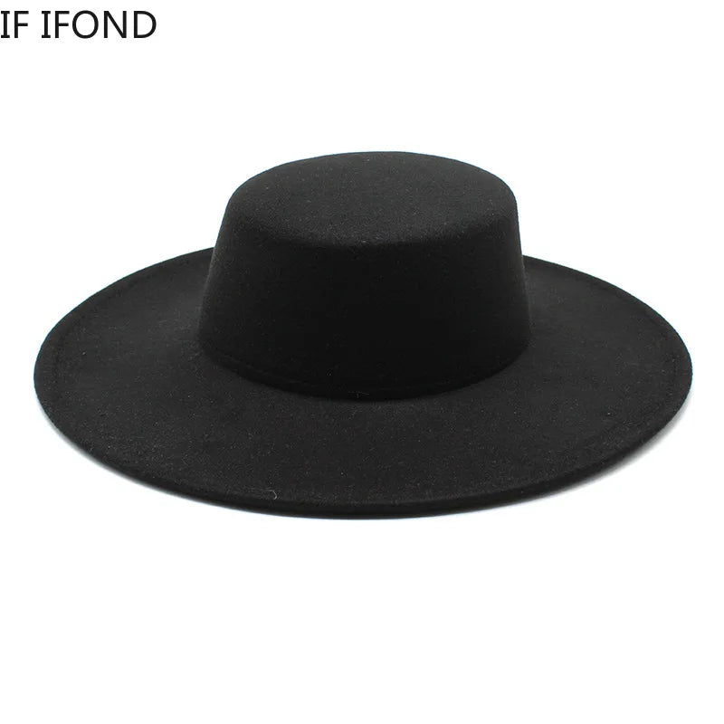 French Women's Wide Brim Fedora