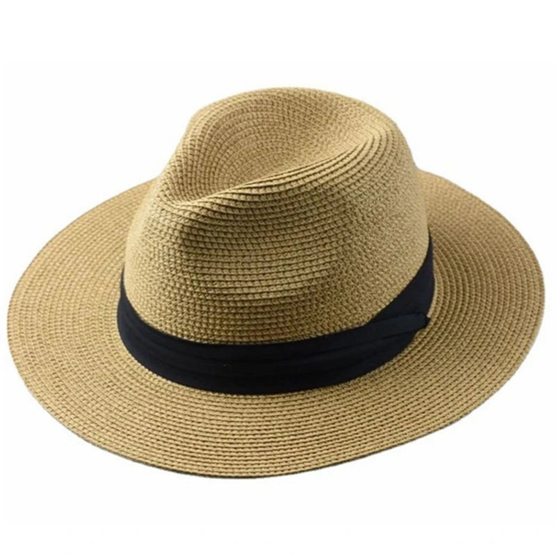 Wide Brim Panama Straw Hat Man