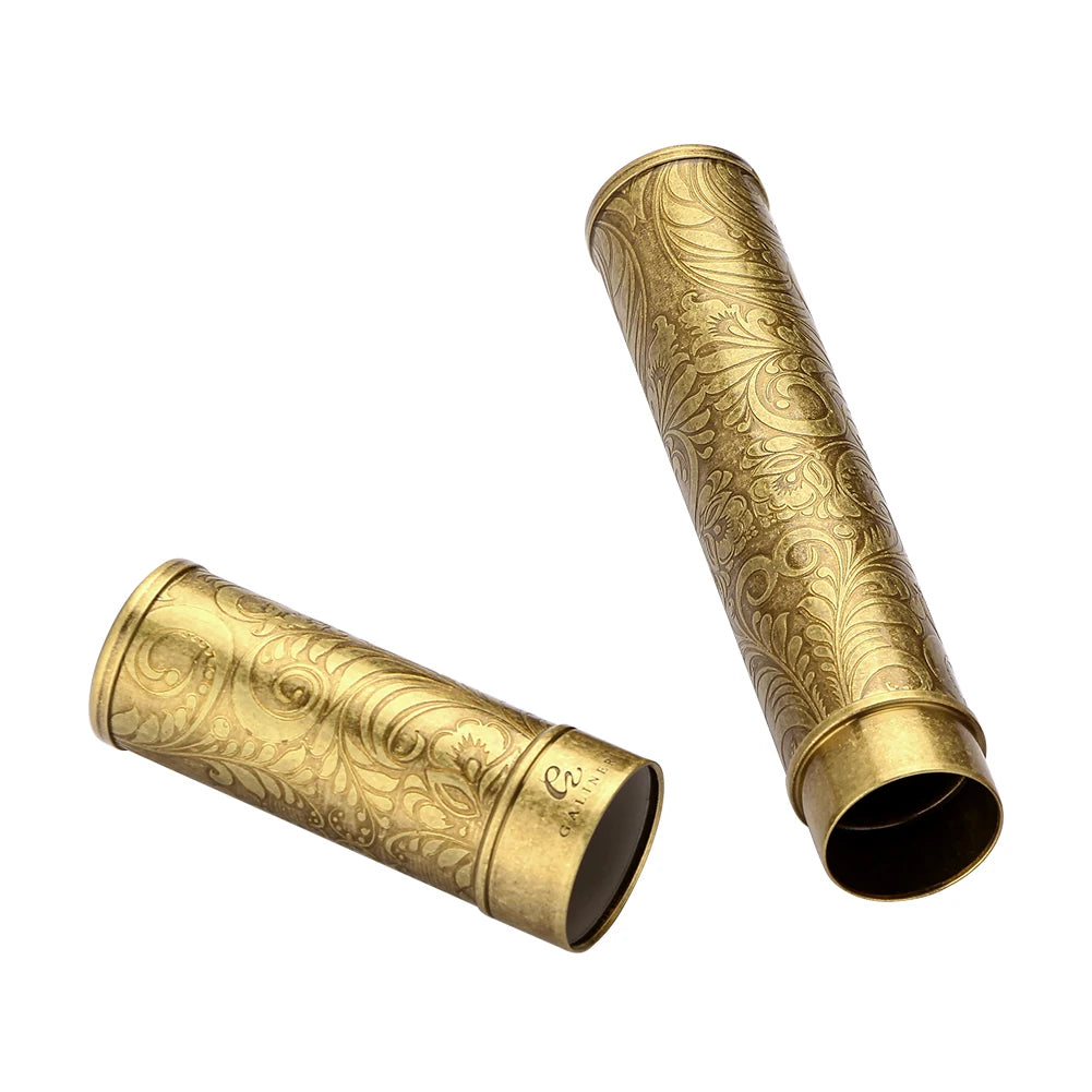 GALINER 1 Holder Cigar Tube Jar Portable Travel Storage Cigar Humidor Metal Smoking Accessories