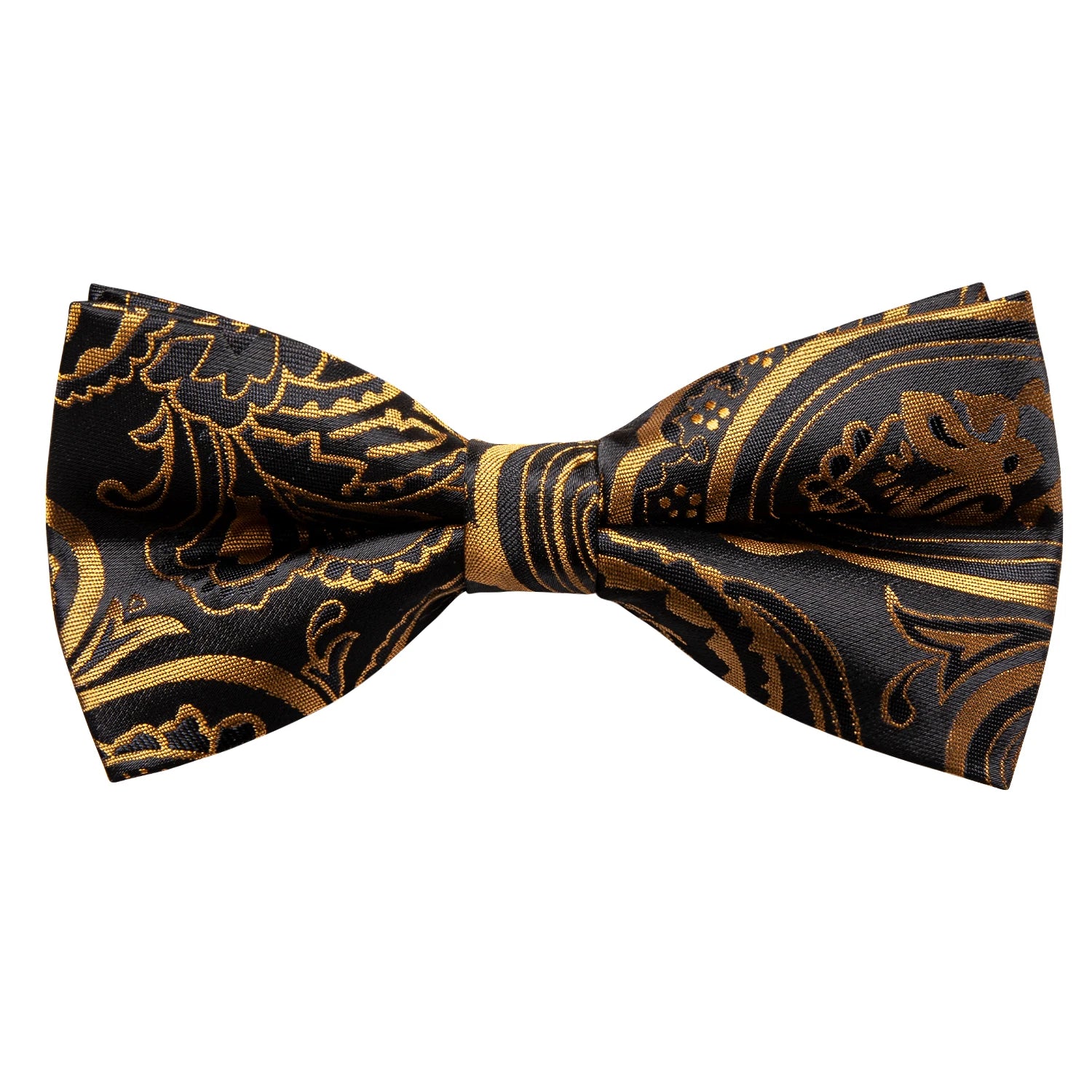 Hi-Tie Brand Silk Mens Bowtie Hanky Cufflinks Set Black Red Blue Gold Green White Pre-tied Butterfly Knot Bow Tie Wedding Work