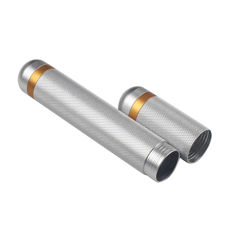 Portable Metal Cigar Tube for Travel Mini Pocket Cigar Humidor Storage Case Box Smoking Accessories
