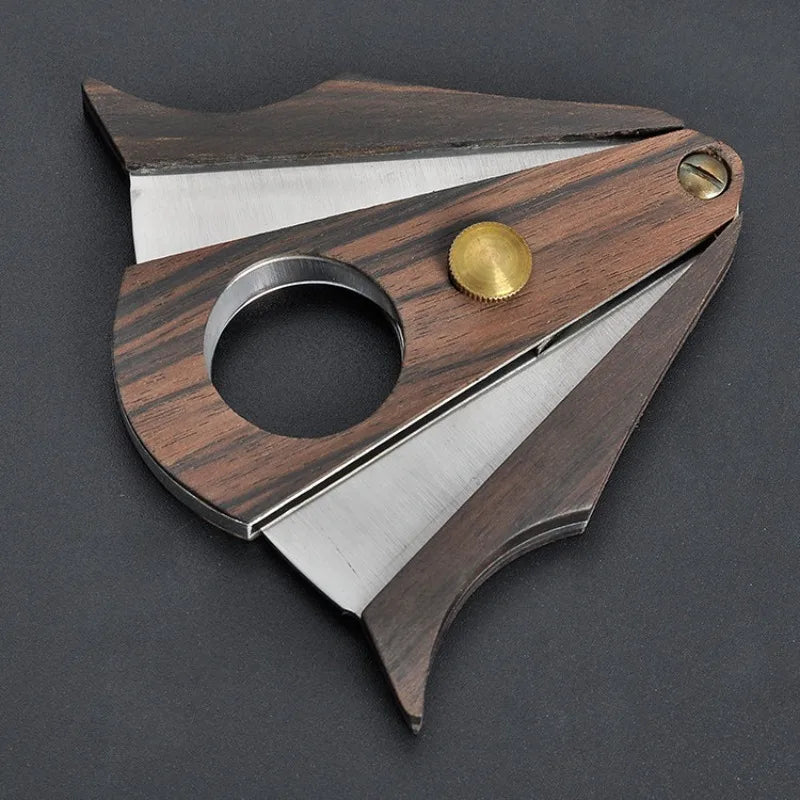 Wood Guillotine Smoking Cigar Cutter