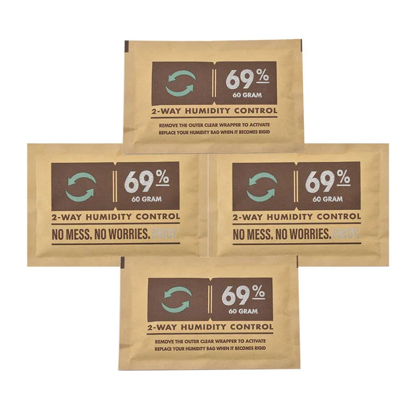 69% 62% 65% 72% 75% 84% 8g 60g Cigar Humidity Control Pack