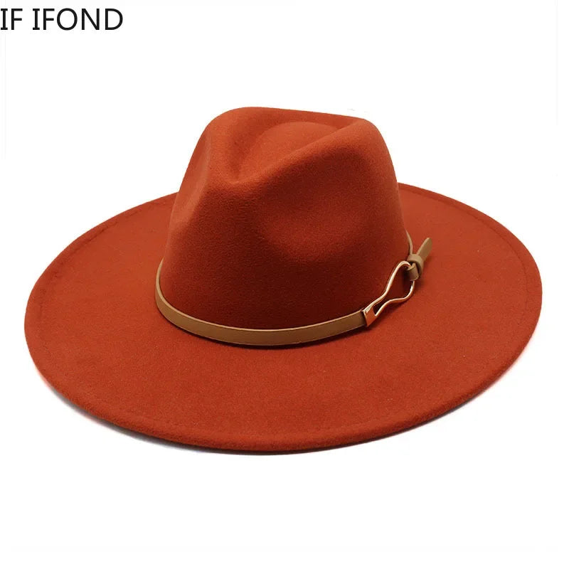 IF IFOND Wide Brim 9.5cm Vintage Khaki Felted Fedora