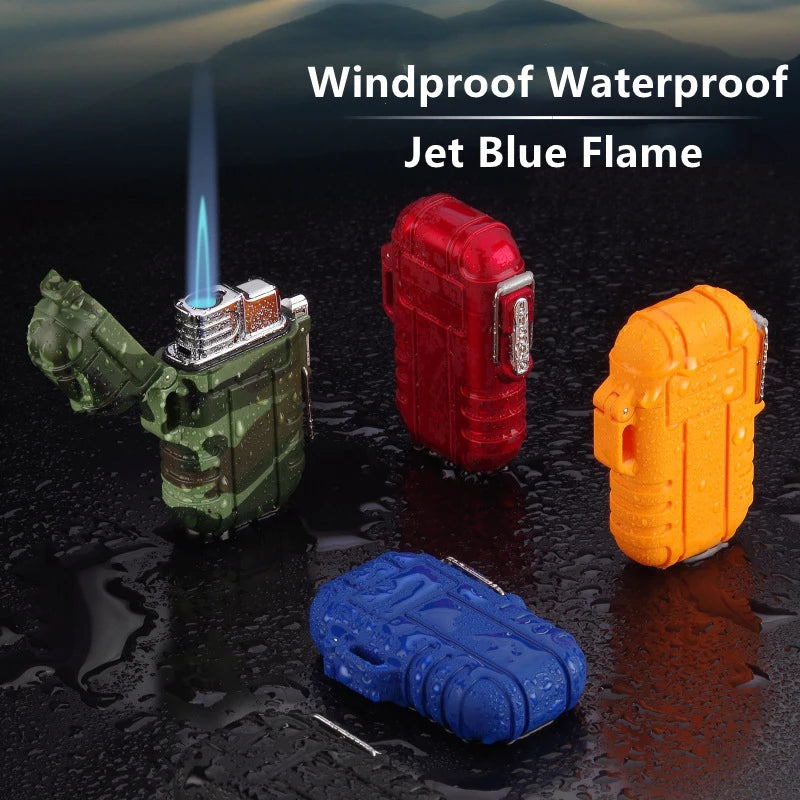 Outdoor Waterproof Lighter with Lanyard