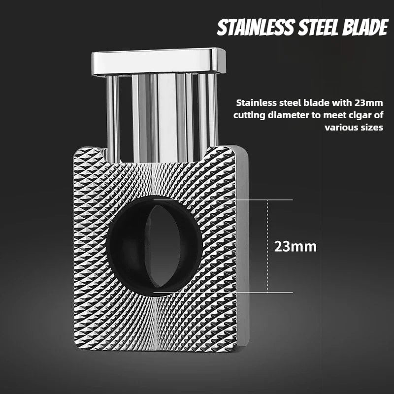 New High-end Cigar Shears Metal V-spring Scissors Portable Sharp Cigar Cutting Knife High-end Cigarette Gifts