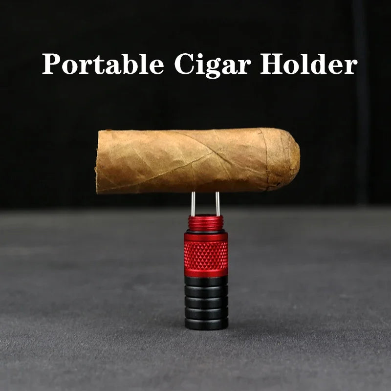 Portable Cigar Punch Cutter, Metal Draw Cigar Enhancer, Cigar Needler