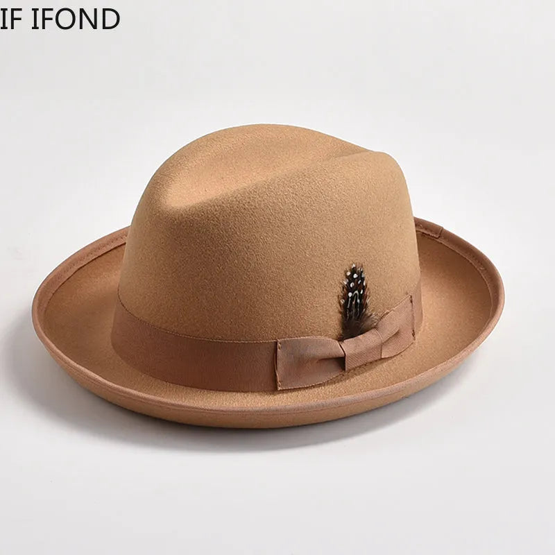 New British Style Felt Fedora