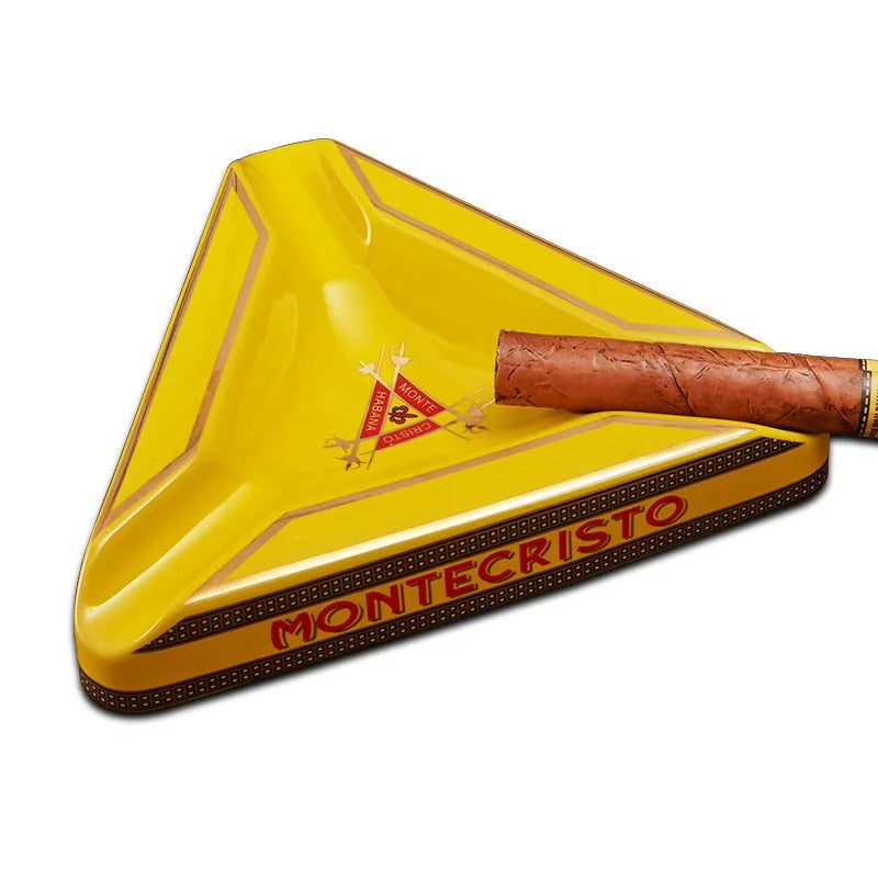 Ceramic Cigar Ashtray for Home Office Fashion Triangle Ash Tray Tobacco Cigarette Ashtrays Holder Smoking Accessories
