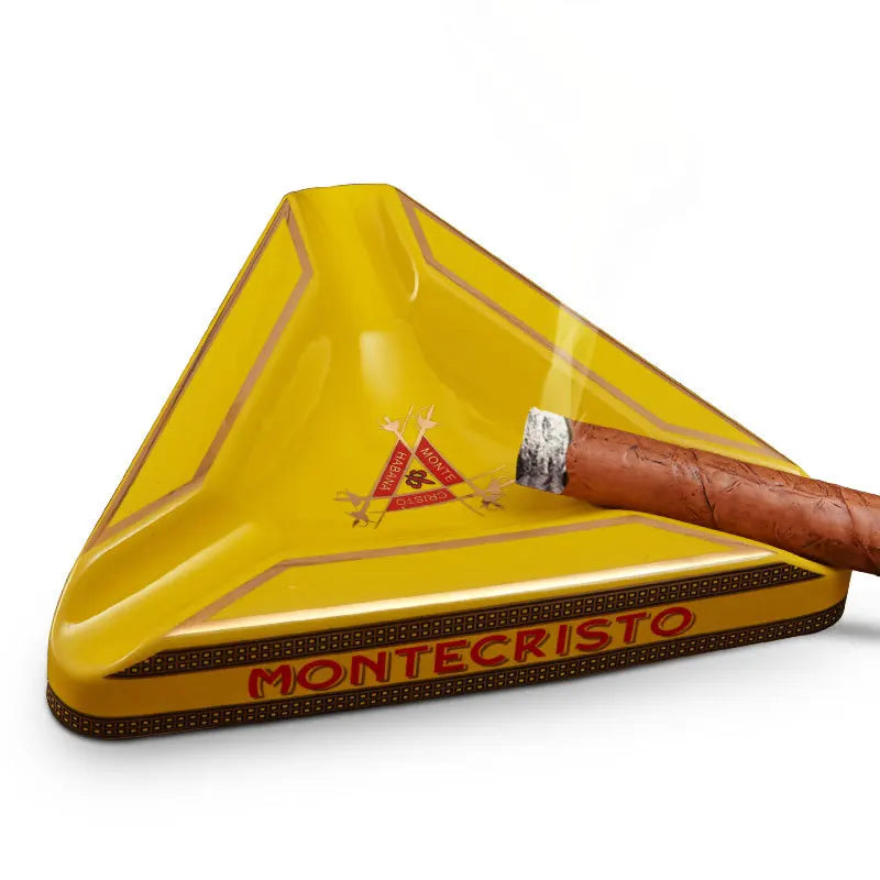 Ceramic Cigar Ashtray for Home Office Fashion Triangle Ash Tray Tobacco Cigarette Ashtrays Holder Smoking Accessories